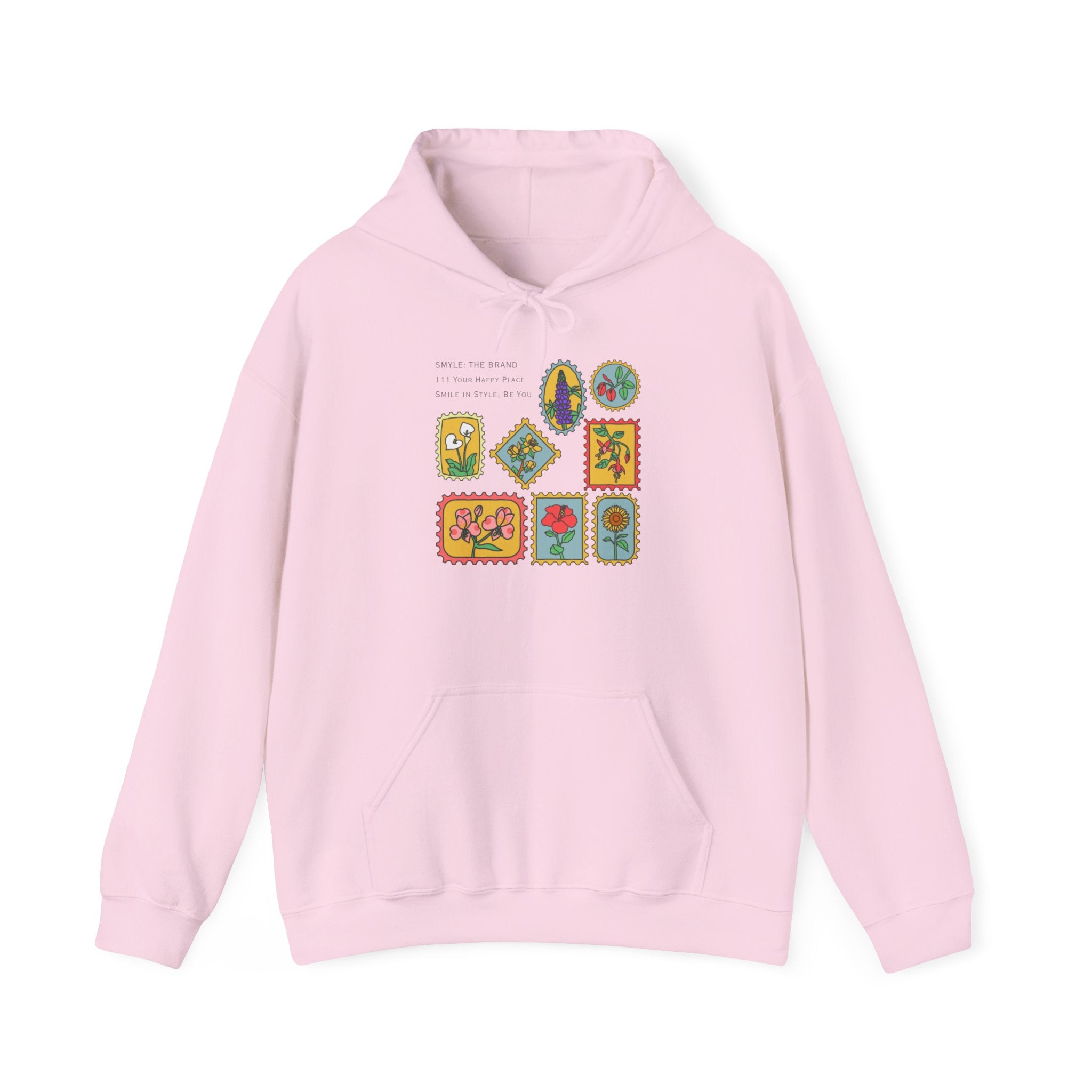 Mediam ×「STAMP DOODLE」Pullover Vintage Stamp SMYLE Hoodie – Smyle: The Brand